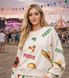 Queen of Sparkles Beige Cinco Icon Sweatshirt-sweatshirt-Queen Of Sparkles-Deja Nu Boutique, Women's Fashion Boutique in Lampasas, Texas