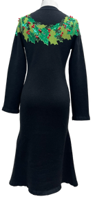 Queen of Sparkles Black Sequin Wreath Bow Knit Midi Dress-Dresses-Queen Of Sparkles-Deja Nu Boutique, Women's Fashion Boutique in Lampasas, Texas