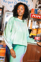 Queen of Sparkles Licensed Defy Gravity Sweatshirt-Tops-Queen Of Sparkles-Deja Nu Boutique, Women's Fashion Boutique in Lampasas, Texas