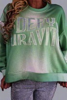 Queen of Sparkles Licensed Defy Gravity Sweatshirt-Tops-Queen Of Sparkles-Deja Nu Boutique, Women's Fashion Boutique in Lampasas, Texas
