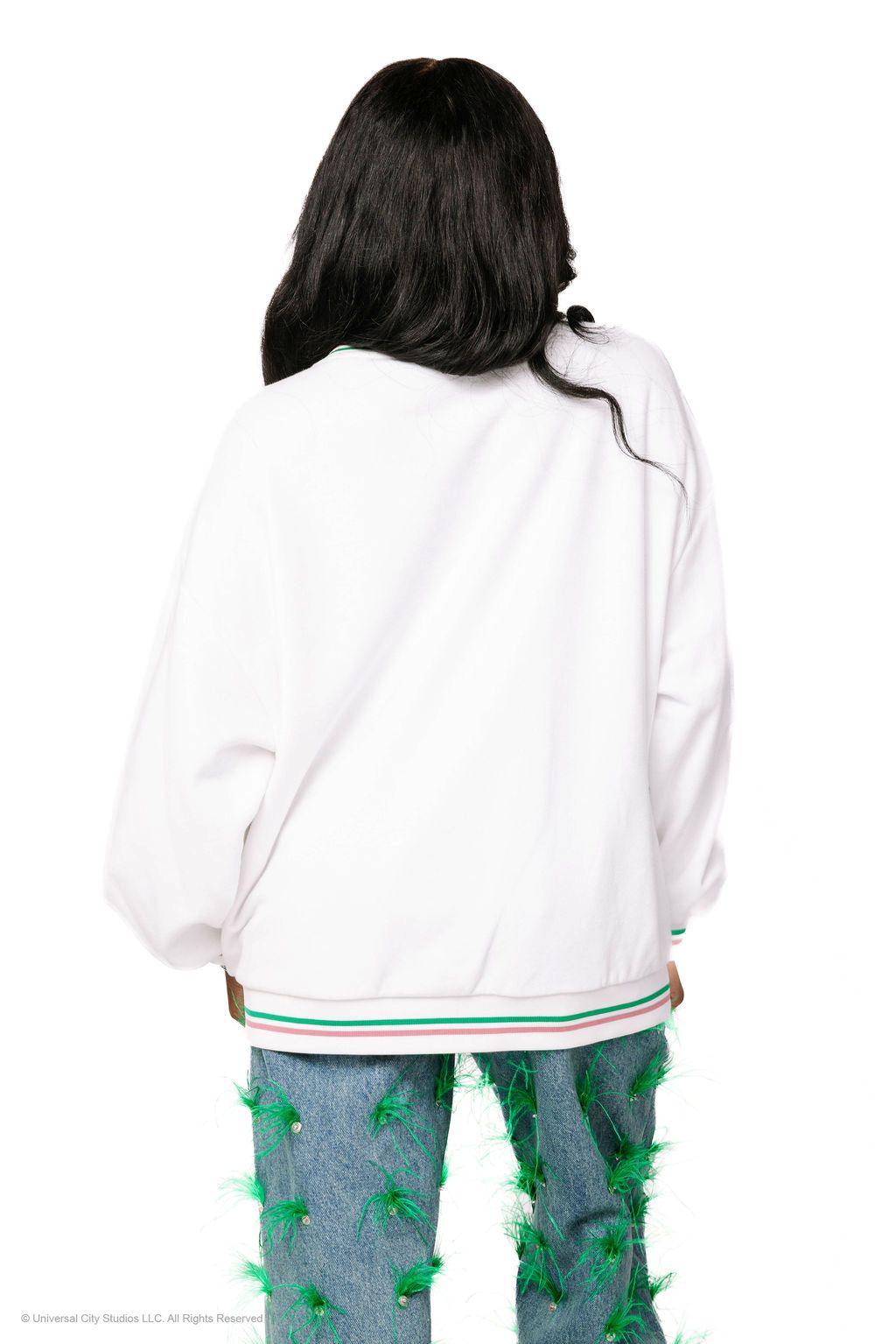 Queen of Sparkles Licensed Elphaba & Glinda Card Sweatshirt-sweatshirt-Queen Of Sparkles-Deja Nu Boutique, Women's Fashion Boutique in Lampasas, Texas