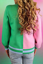 Queen of Sparkles Wicked Licensed Colorblock Glinda & Elphaba Sequin Cardigan – Official Movie Release-Cardigans & Kimonos-Queen Of Sparkles-Deja Nu Boutique, Women's Fashion Boutique in Lampasas, Texas