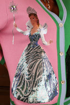 Queen of Sparkles Wicked Licensed Colorblock Glinda & Elphaba Sequin Cardigan – Official Movie Release-Cardigans & Kimonos-Queen Of Sparkles-Deja Nu Boutique, Women's Fashion Boutique in Lampasas, Texas