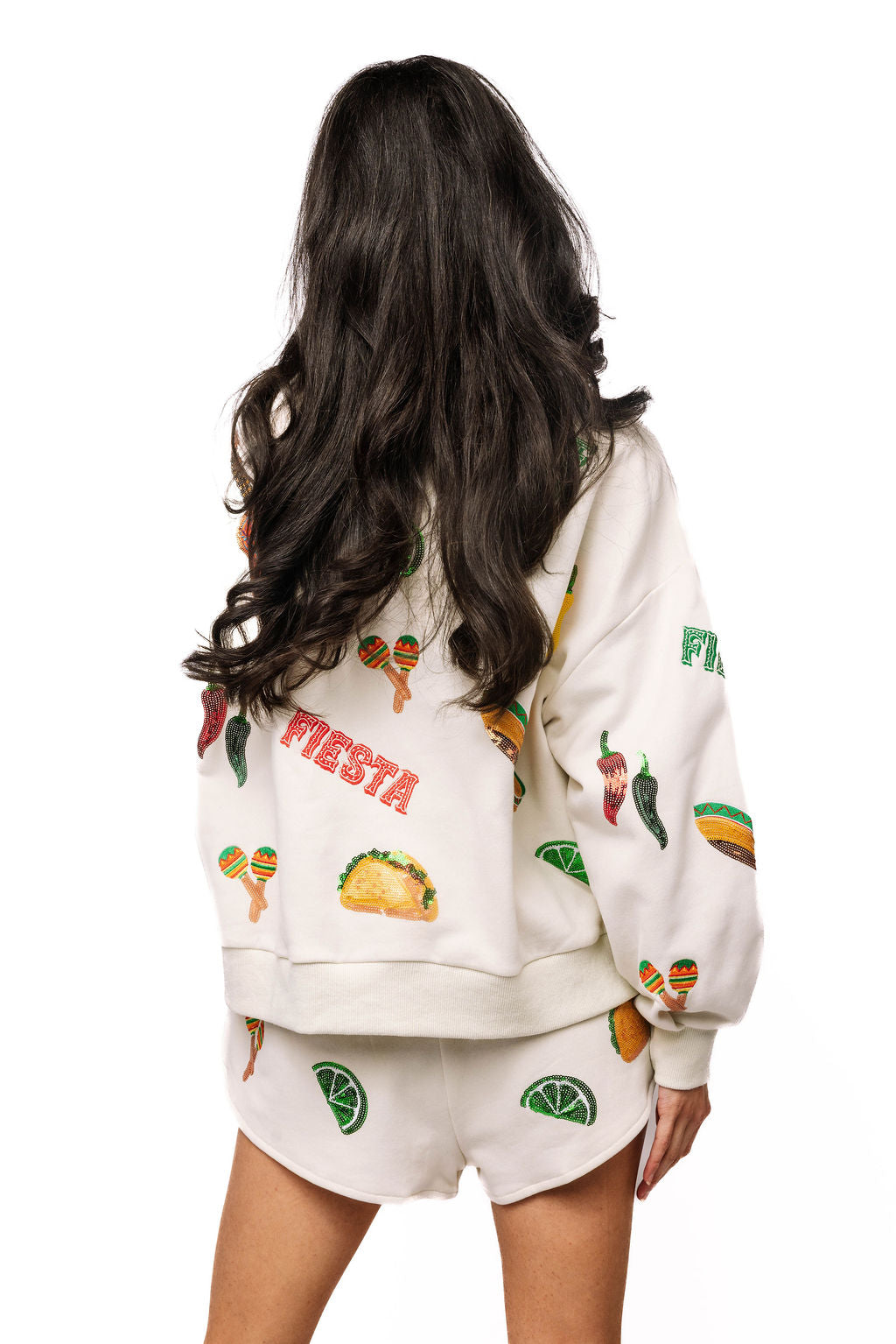 Queen of Sparkles Beige Cinco Icon Sweatshirt-sweatshirt-Queen Of Sparkles-Deja Nu Boutique, Women's Fashion Boutique in Lampasas, Texas