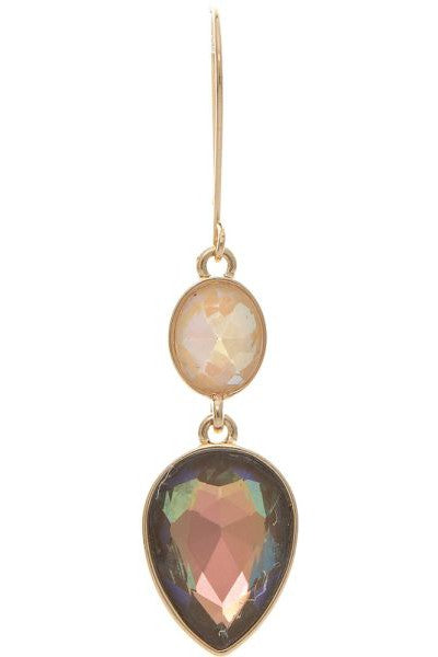 Rain Jewelry Gold Natural Glow Stone Drop Earring-Earrings-Rain Jewelry Collection-Deja Nu Boutique, Women's Fashion Boutique in Lampasas, Texas