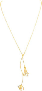 Rain Jewelry Gold Wispy Flower Blooms Drop Necklace Set-Necklace Set-Rain Jewelry Collection-Deja Nu Boutique, Women's Fashion Boutique in Lampasas, Texas