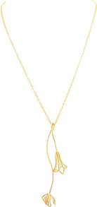 Rain Jewelry Gold Wispy Flower Blooms Drop Necklace Set-Necklace Set-Rain Jewelry Collection-Deja Nu Boutique, Women's Fashion Boutique in Lampasas, Texas