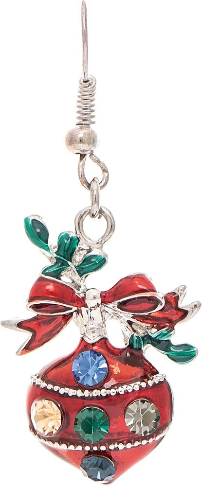 Rain Jewelry Silver Bow Top Crystal Ornament Earring-Earrings-Rain Jewelry Collection-Deja Nu Boutique, Women's Fashion Boutique in Lampasas, Texas