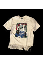 Rose Canyon Ranch Free 2 B Small Town Fringe Tee In Oatmeal-Graphic Tees-Rose Canyon Ranch Free 2 B-Deja Nu Boutique, Women's Fashion Boutique in Lampasas, Texas