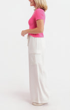 Sadie & Sage Faithful Tee in Hot Pink-T-Shirts-Sadie & Sage-Deja Nu Boutique, Women's Fashion Boutique in Lampasas, Texas