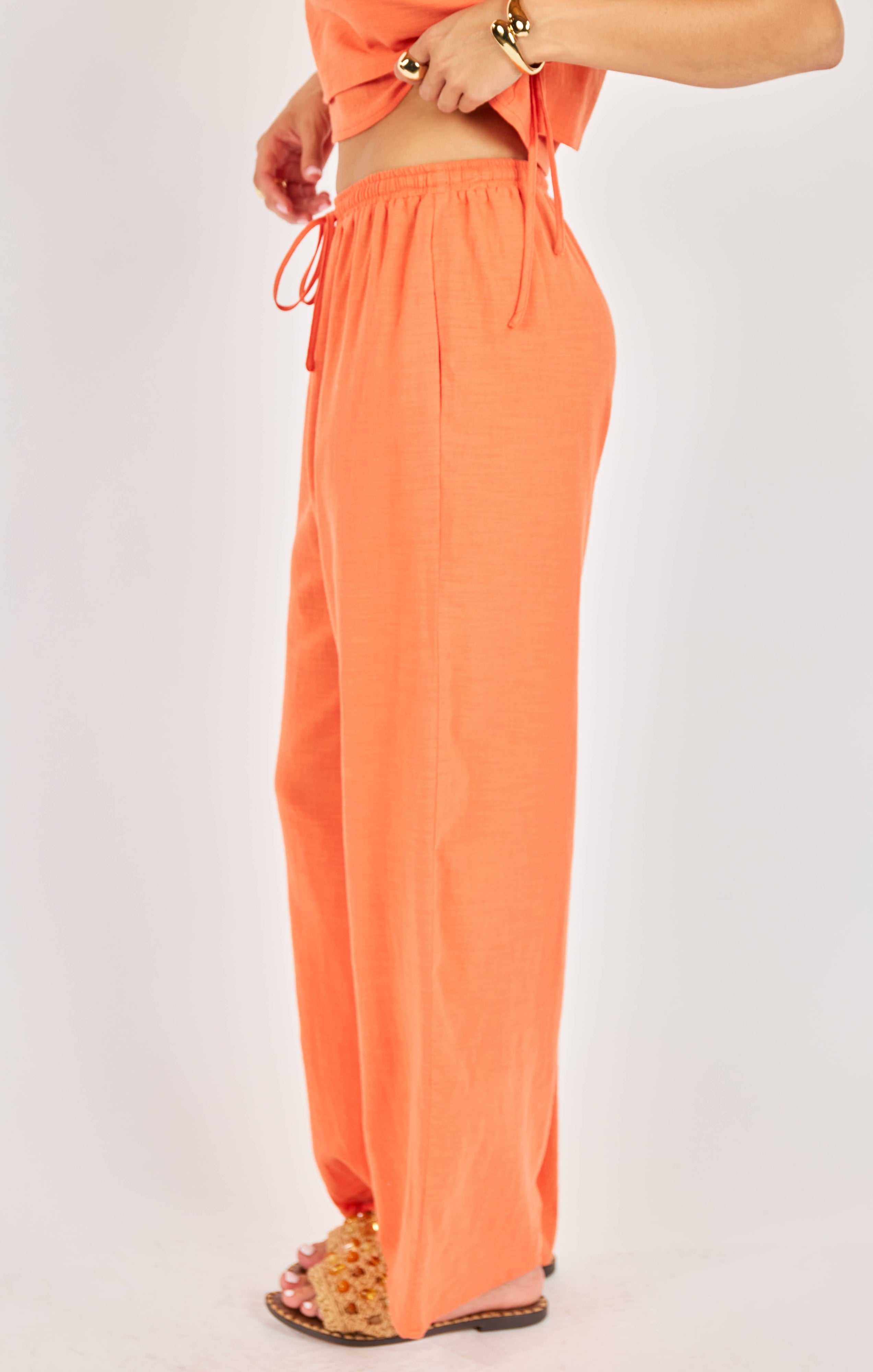 Sadie & Sage Good Day Pants in Orange-Pants-Sadie & Sage-Deja Nu Boutique, Women's Fashion Boutique in Lampasas, Texas