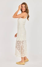 Sadie & Sage Letters Midi Dress in Cream-Midi Dresses-Sadie & Sage-Deja Nu Boutique, Women's Fashion Boutique in Lampasas, Texas