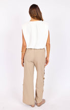Sadie & Sage Natural Roots Button Pants in Khaki-Pants-Sadie & Sage-Deja Nu Boutique, Women's Fashion Boutique in Lampasas, Texas