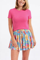 Sadie & Sage Beach Cowgirl Skort in Blue Multi-skort-Sadie & Sage-Deja Nu Boutique, Women's Fashion Boutique in Lampasas, Texas