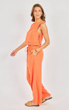 Sadie & Sage Good Day Layered Top in Orange-tank-Sadie & Sage-Deja Nu Boutique, Women's Fashion Boutique in Lampasas, Texas