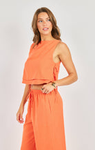Sadie & Sage Good Day Layered Top in Orange-tank-Sadie & Sage-Deja Nu Boutique, Women's Fashion Boutique in Lampasas, Texas