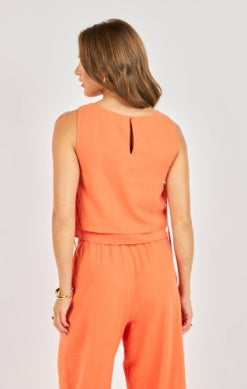 Sadie & Sage Good Day Layered Top in Orange-tank-Sadie & Sage-Deja Nu Boutique, Women's Fashion Boutique in Lampasas, Texas