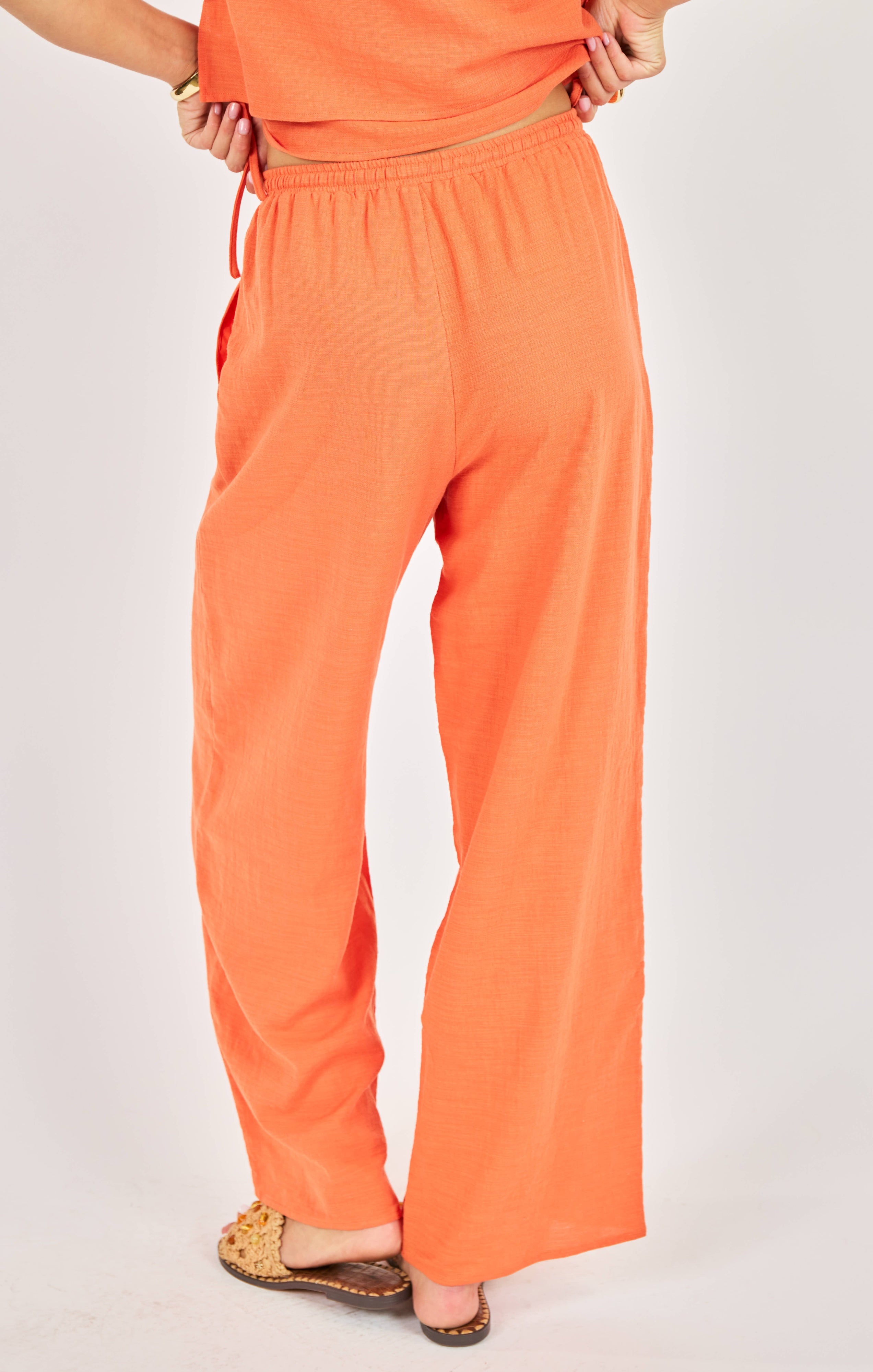 Sadie & Sage Good Day Pants in Orange-Pants-Sadie & Sage-Deja Nu Boutique, Women's Fashion Boutique in Lampasas, Texas