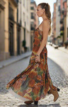 Sage The Label Heart Beats Floral Godet Maxi Dress – Rose Petal Multi-Maxi Dresses-Sage The Label-Deja Nu Boutique, Women's Fashion Boutique in Lampasas, Texas