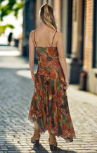 Sage The Label Heart Beats Floral Godet Maxi Dress – Rose Petal Multi-Maxi Dresses-Sage The Label-Deja Nu Boutique, Women's Fashion Boutique in Lampasas, Texas