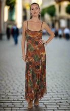 Sage The Label Heart Beats Floral Godet Maxi Dress – Rose Petal Multi-Maxi Dresses-Sage The Label-Deja Nu Boutique, Women's Fashion Boutique in Lampasas, Texas