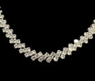 Silver Crystal Necklace & Earring Set-Necklace Set-Deja Nu Tx-Deja Nu Boutique, Women's Fashion Boutique in Lampasas, Texas