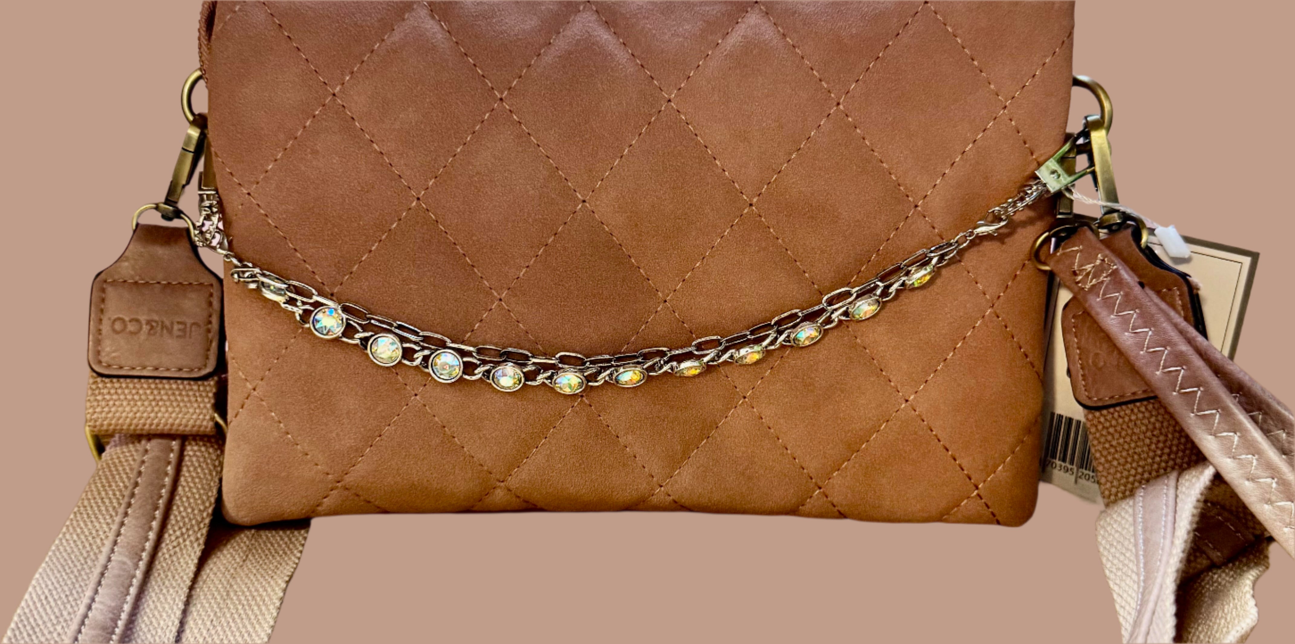 Silver Iridescent Crystal Charm Strap – Sparkle for Bags & Hats-Charm Strap-Deja Nu Tx-Deja Nu Boutique, Women's Fashion Boutique in Lampasas, Texas