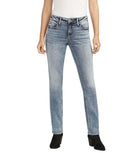 Silver Jeans Comfort Fit Mid Rise Elyse Straight In Indigo-Bottoms-Silver Jeans-Deja Nu Boutique, Women's Fashion Boutique in Lampasas, Texas