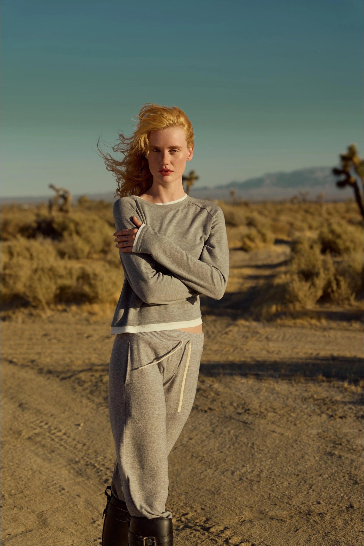 Project Social T West Coast Longsleeve in Heather Grey-Tops-Project Social T-Deja Nu Boutique, Women's Fashion Boutique in Lampasas, Texas