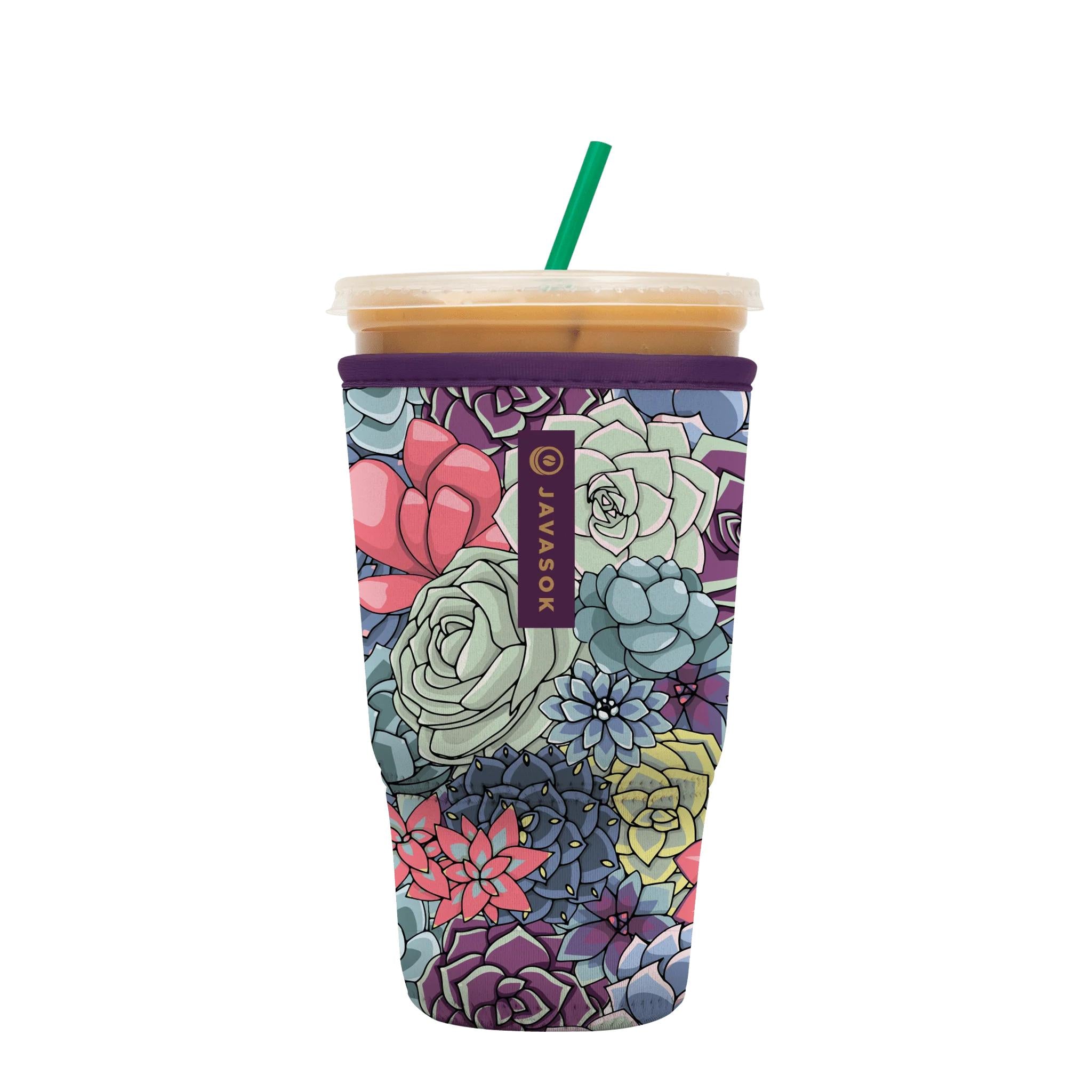 Sok-It JavaSok -Succulents Beverage Sleeve 38-42oz-Drink Sleeves-Sok-It JavaSok-Deja Nu Boutique, Women's Fashion Boutique in Lampasas, Texas