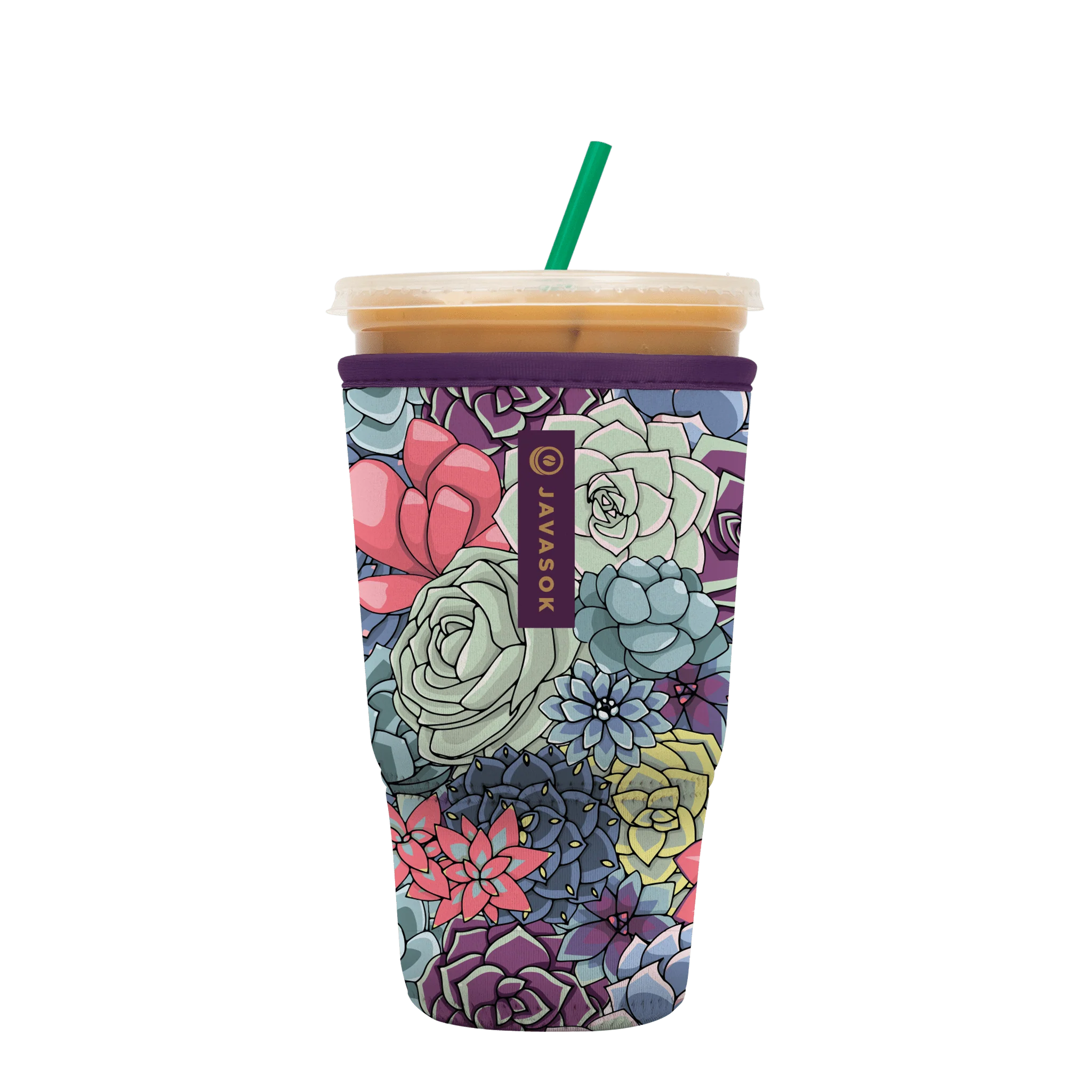 Sok-It JavaSok -Succulents Beverage Sleeve 38-42oz-Drink Sleeves-Sok-It JavaSok-Deja Nu Boutique, Women's Fashion Boutique in Lampasas, Texas