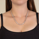 Sparkling Crystal Necklace In Gold or Silver-Necklaces-Deja Nu Tx-Deja Nu Boutique, Women's Fashion Boutique in Lampasas, Texas