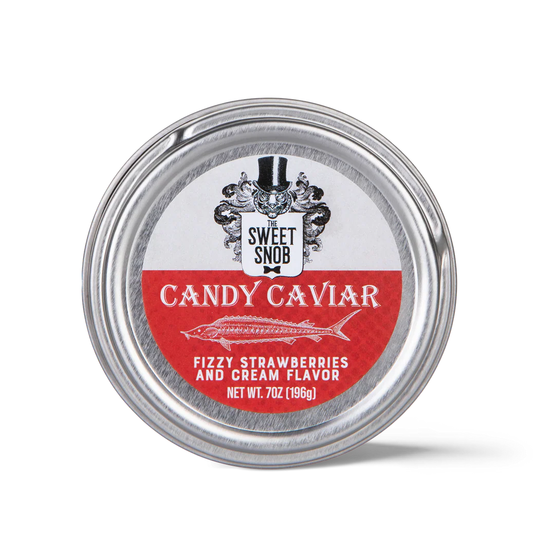 Sweet Snob Candy Caviar Strawberry & Cream Tin, 2oz-candy-Sweet Snob-Deja Nu Boutique, Women's Fashion Boutique in Lampasas, Texas