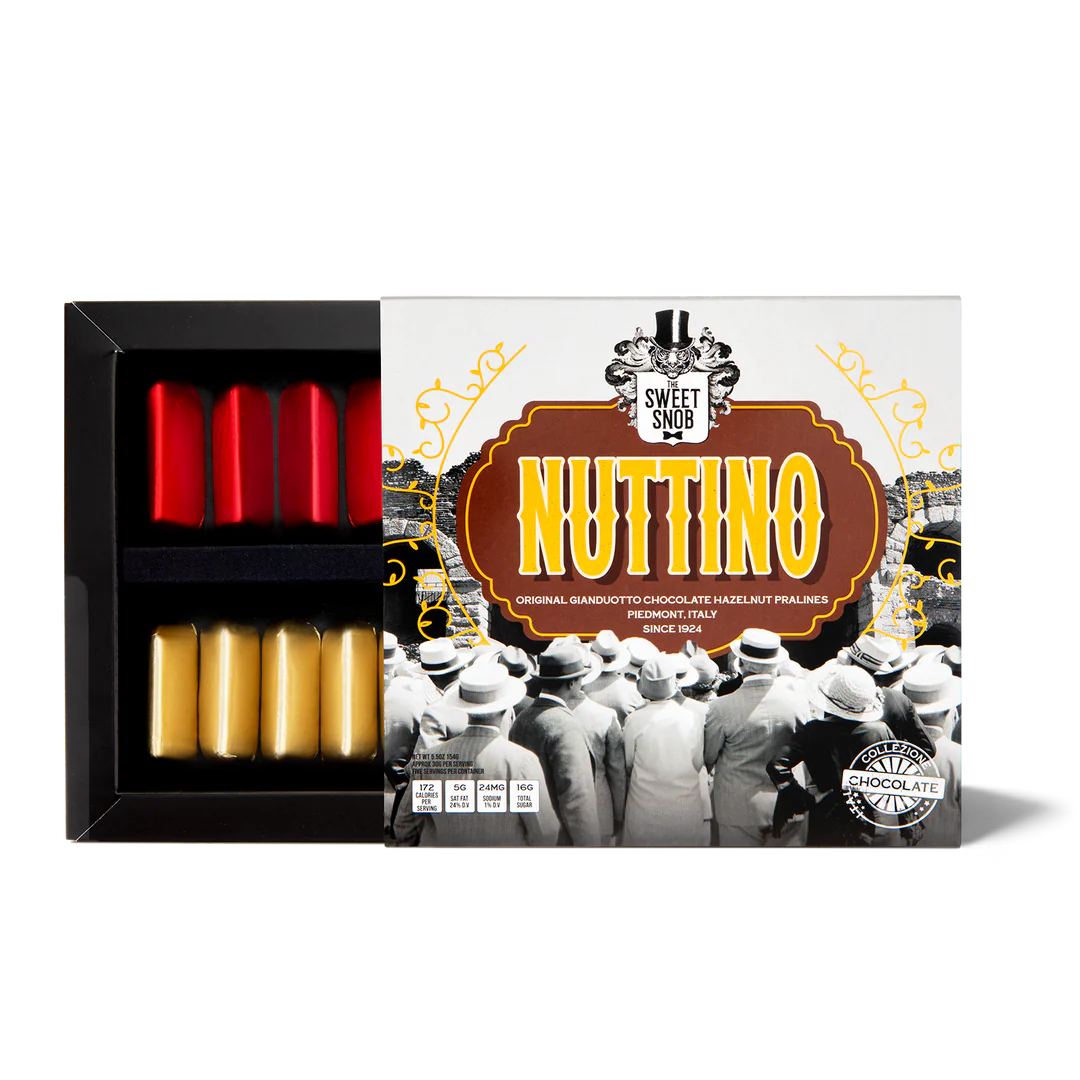 Sweet Snob Nuttino Assorted Chocolate Hazelnut Pralines, 4.65oz-candy-Sweet Snob-Deja Nu Boutique, Women's Fashion Boutique in Lampasas, Texas