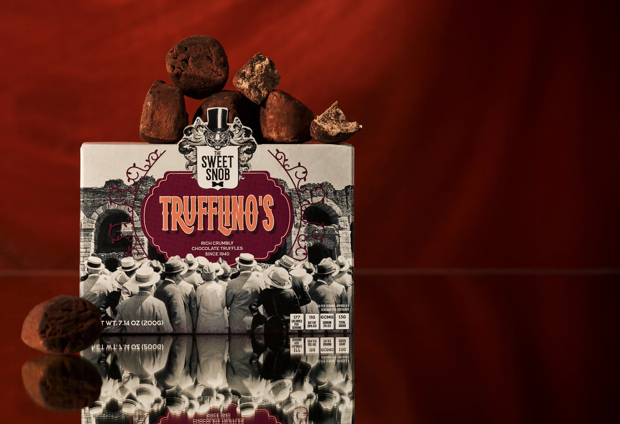 Sweet Snob Trufflino’s Cacao Nibs Italian Chocolate Truffles, 7.9oz-candy-Sweet Snob-Deja Nu Boutique, Women's Fashion Boutique in Lampasas, Texas