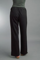 Tempo Paris Black Sparkle Stripe Pant-Bottoms-Tempo Paris-Deja Nu Boutique, Women's Fashion Boutique in Lampasas, Texas