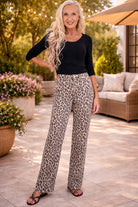 Vervet by Flying Monkey High Rise Leopard Print Vintage Flare Jeans-Jeans-Vervet by Flying Monkey-Deja Nu Boutique, Women's Fashion Boutique in Lampasas, Texas