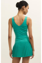 Z Supply Activewear Lotus Long Line Top in La Paloma-Camis/Tanks-Z Supply Activewear-Deja Nu Boutique, Women's Fashion Boutique in Lampasas, Texas