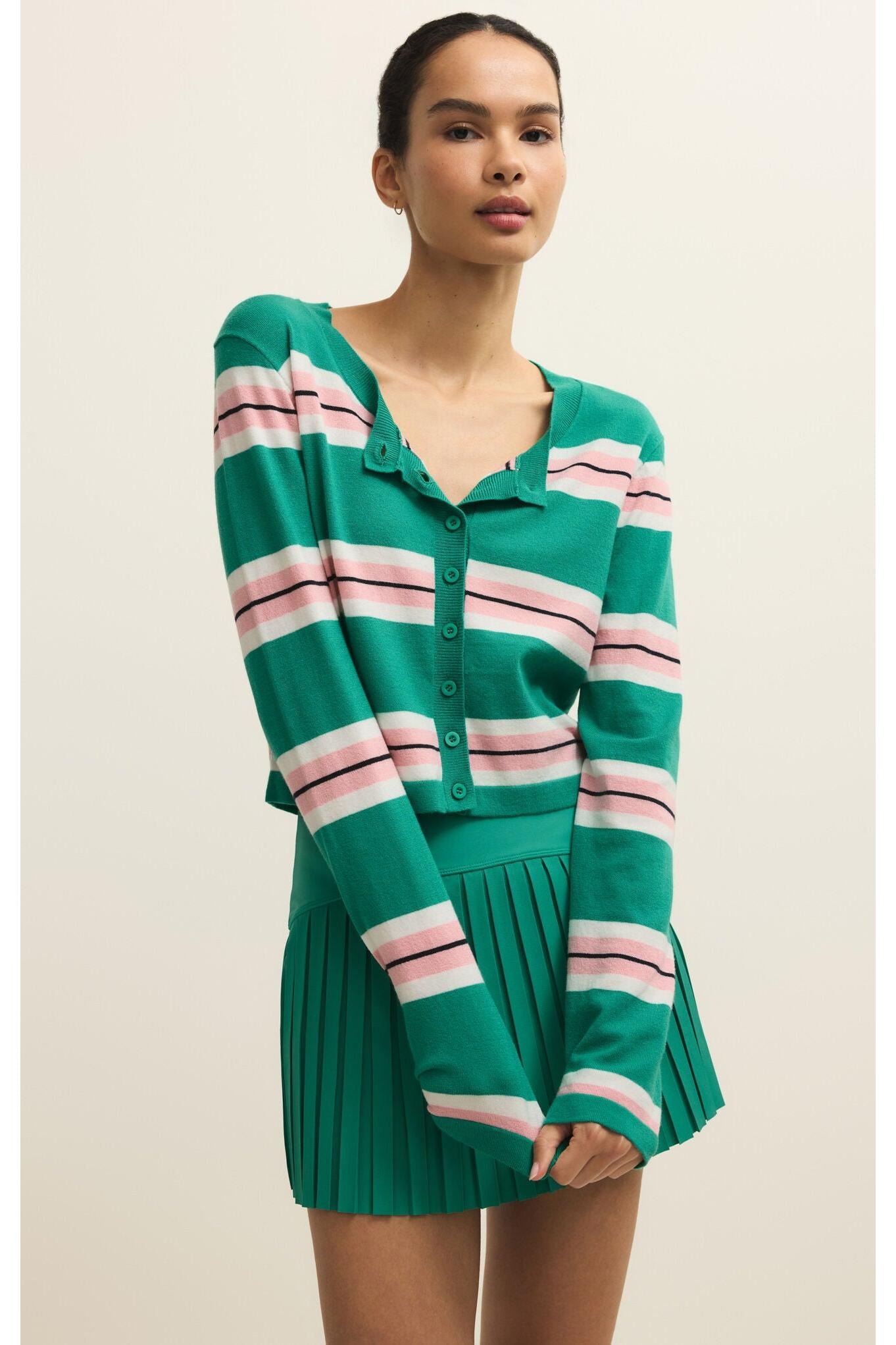 Z Supply Activewear On Par Cardigan in La Paloma-Cardigans & Kimonos-Z Supply Activewear-Deja Nu Boutique, Women's Fashion Boutique in Lampasas, Texas