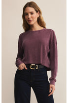 Z Supply Angel Mini Thermal Top in Merlot-Tops-Z Supply-Deja Nu Boutique, Women's Fashion Boutique in Lampasas, Texas