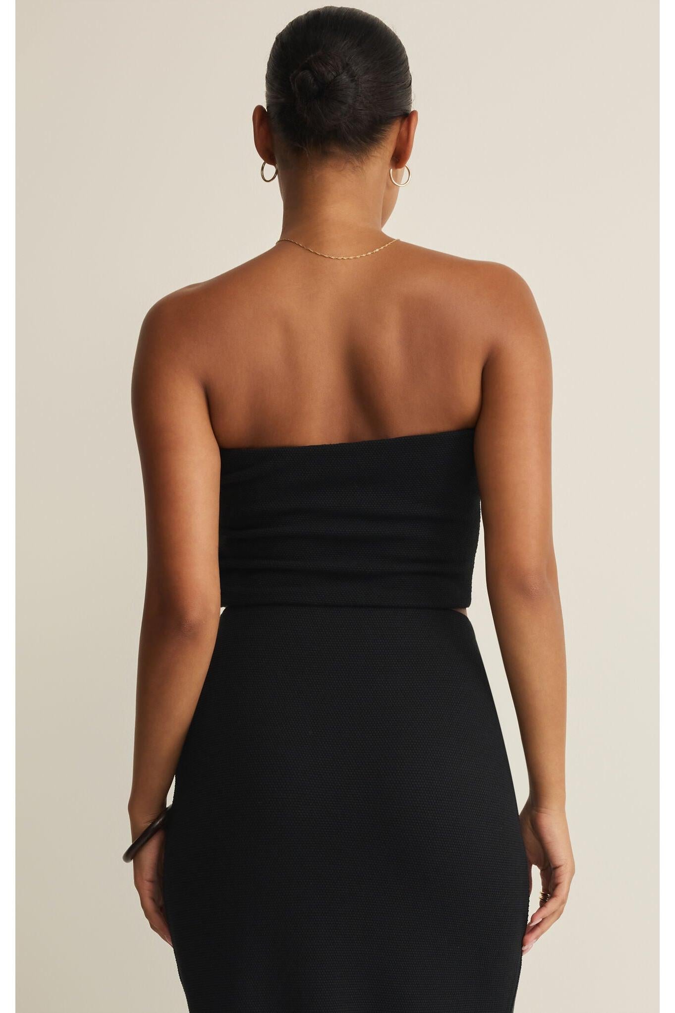 Z Supply Caffari Tube Topin Black-Tops-Z Supply-Deja Nu Boutique, Women's Fashion Boutique in Lampasas, Texas