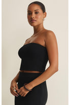 Z Supply Caffari Tube Topin Black-Tops-Z Supply-Deja Nu Boutique, Women's Fashion Boutique in Lampasas, Texas