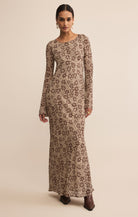Z Supply Campbell Floral Maxi Dress in Chocolate Cherry-Dresses-Z Supply-Deja Nu Boutique, Women's Fashion Boutique in Lampasas, Texas