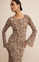 Z Supply Campbell Floral Maxi Dress in Chocolate Cherry-Dresses-Z Supply-Deja Nu Boutique, Women's Fashion Boutique in Lampasas, Texas