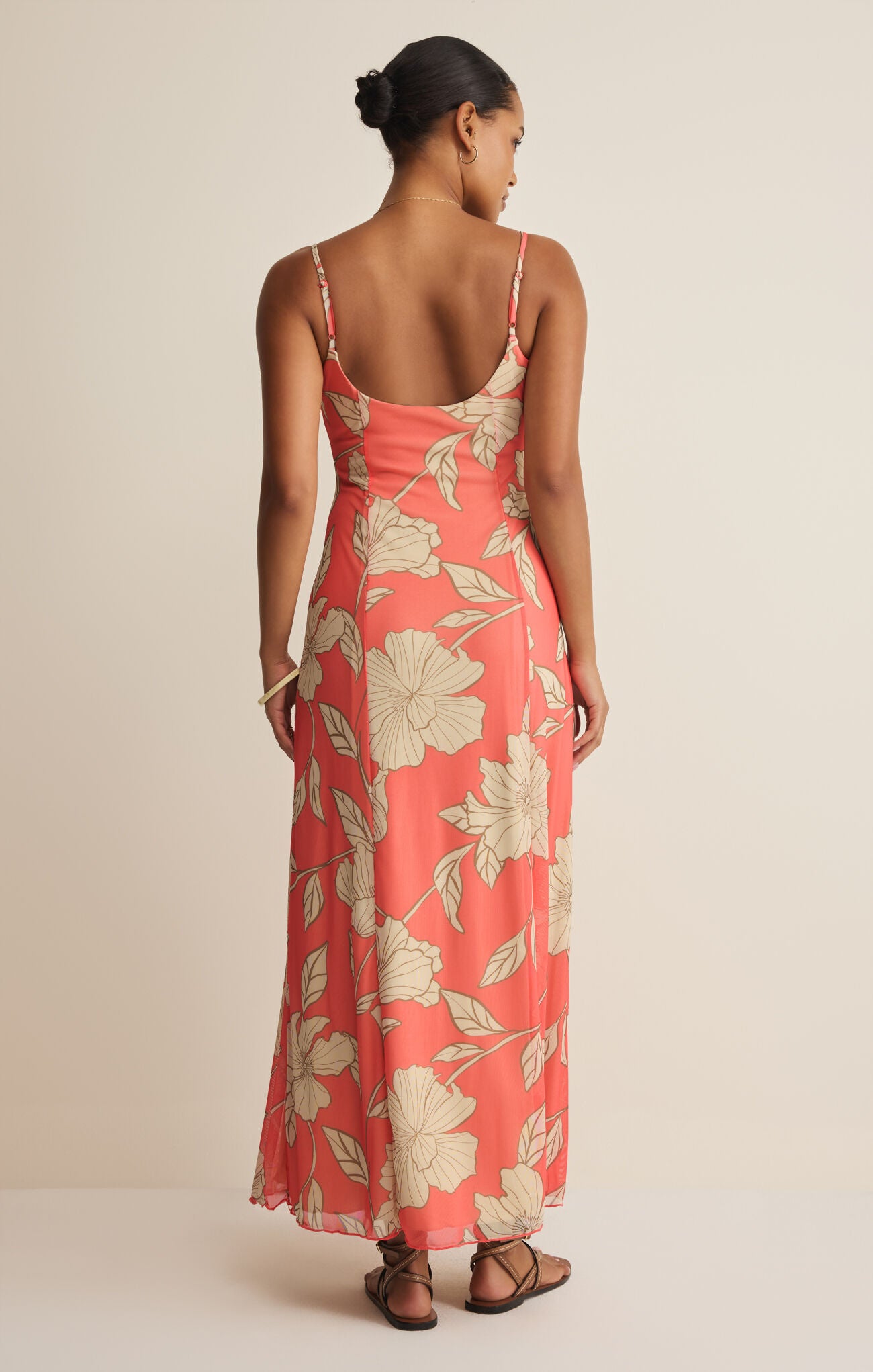 Z Supply Charisma Bloom Midi Dress in Gelato Floral-Maxi Dresses-Z Supply-Deja Nu Boutique, Women's Fashion Boutique in Lampasas, Texas
