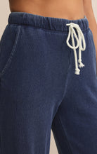 Z Supply Hunter Knit Denim Pant in Indigo-Bottoms-Z Supply-Deja Nu Boutique, Women's Fashion Boutique in Lampasas, Texas