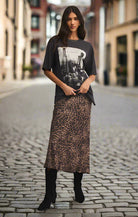 Z Supply Izabel Leopard Skirt in Desert Tan An Effortlessly Chic Animal Print Maxi-skirts-Z Supply-Deja Nu Boutique, Women's Fashion Boutique in Lampasas, Texas