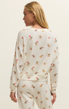 Z Supply Lounge Bisous Love Pup Top in Vanilla Ice-Lounge Wear-Z Supply Lounge-Deja Nu Boutique, Women's Fashion Boutique in Lampasas, Texas