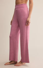 Z Supply Lounge Dawn Smocked Pant in Sweet Plum-Bottoms-Z Supply Lounge-Deja Nu Boutique, Women's Fashion Boutique in Lampasas, Texas