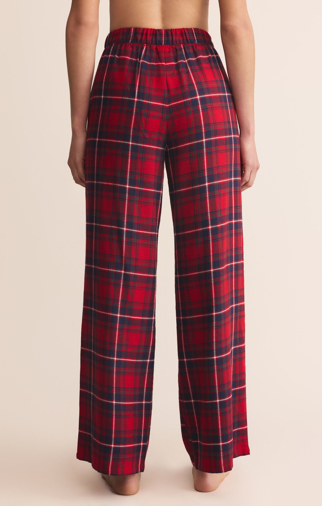 Z Supply Lounge Hangout Plaid Pant-bottoms-Z Supply Lounge-Deja Nu Boutique, Women's Fashion Boutique in Lampasas, Texas